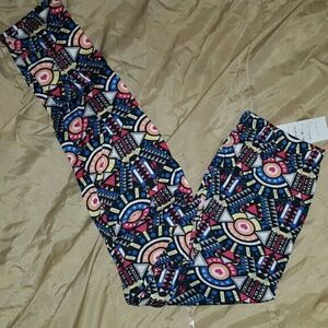 Womens Fashion Printed‎ Thin Leggings Pants